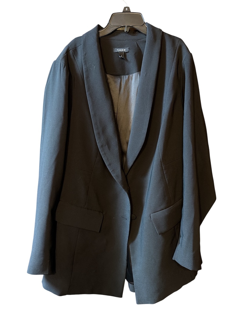 torrid Black Shawl Collar Blazer Jacket size 4